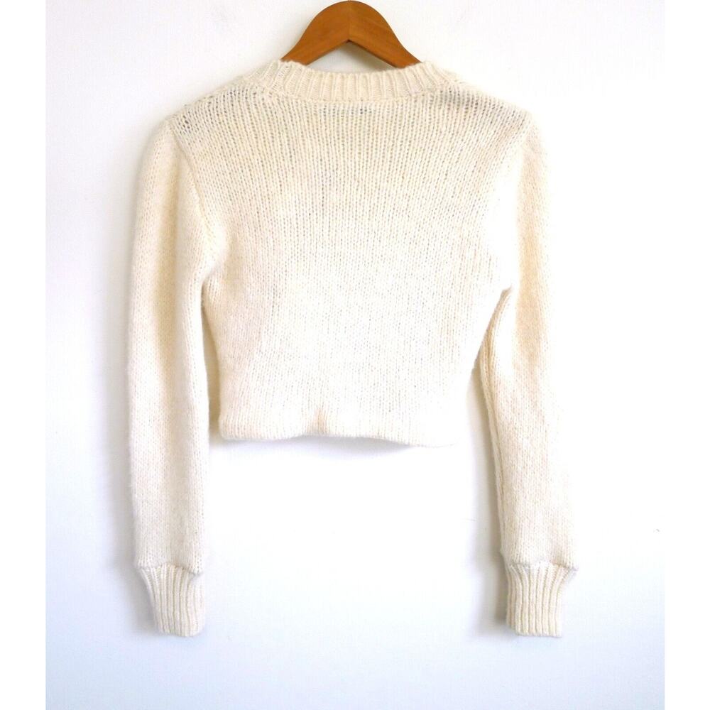 ALESSANDRA RICH ITALY Fruit Alpaca Blend Cardigan Sweater YOOX 40 S NWT $1380 - Picture 5 of 16